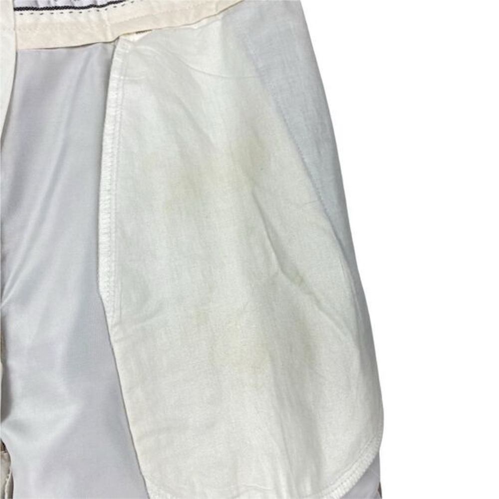 Pierre cardin Mens Vintage Beige Lined Pleated Dress Pant US 34 Short - Picture 9 of 16